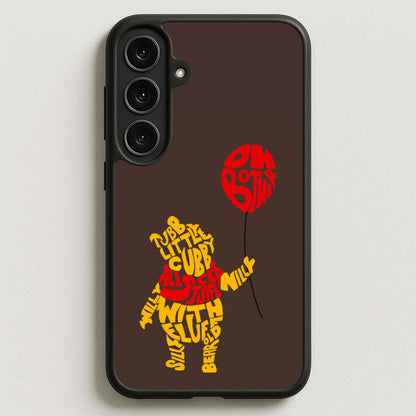 Winnie In Words Phone Case for Galaxy S25FE