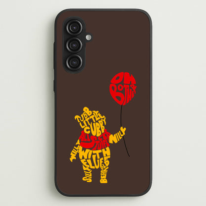 Winnie In Words  - Disney Phone Case for Galaxy S23FE