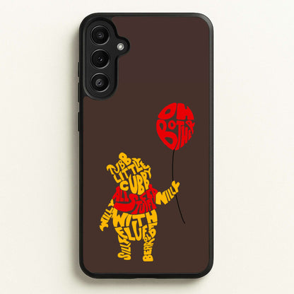 Winnie In Words  - Disney Phone Case for Galaxy A36