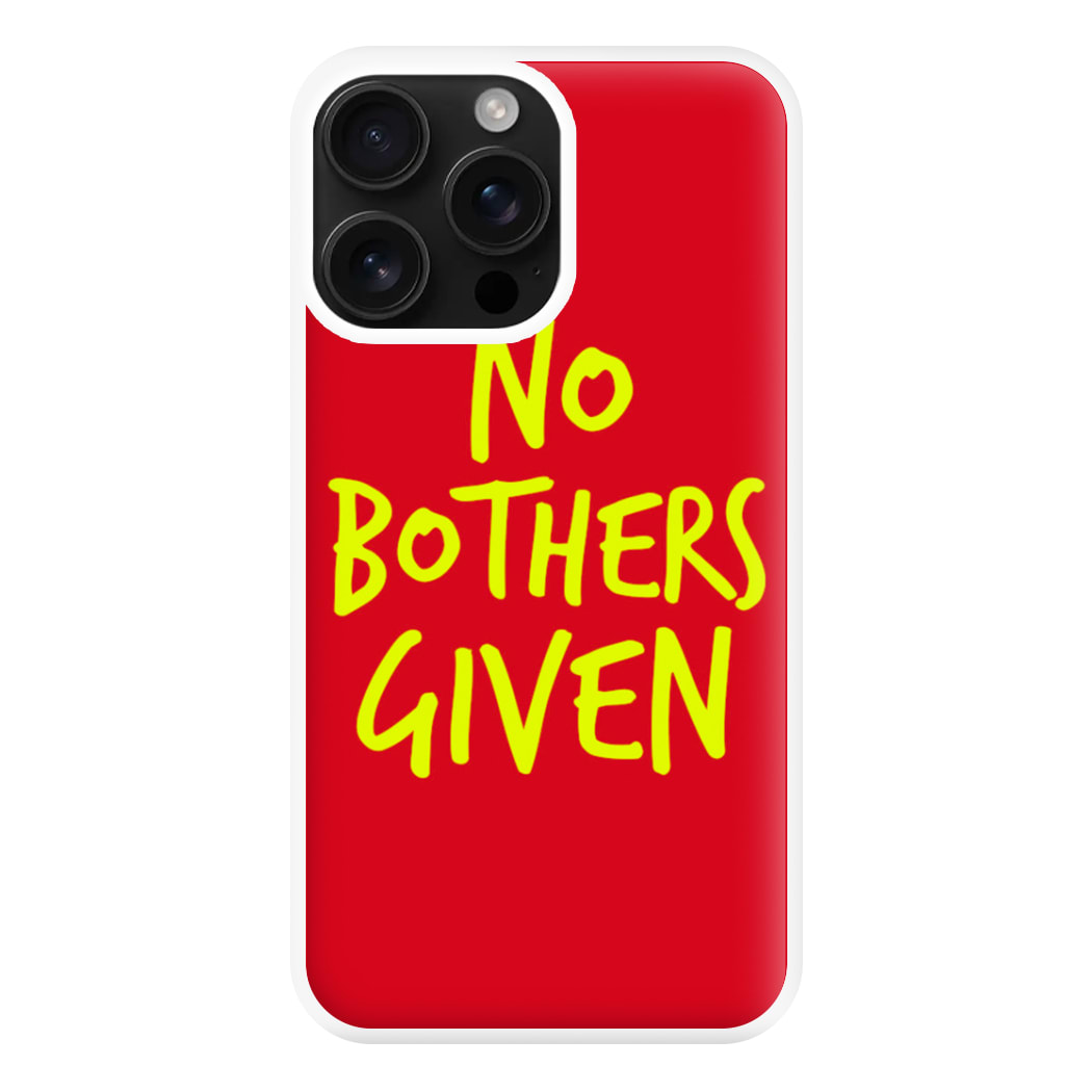 No Bothers Given - Winnie Disney Phone Case