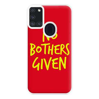 No Bothers Given - Winnie Disney Phone Case for Galaxy A21s