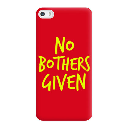 No Bothers Given - Winnie Disney Phone Case for iPhone 5 / 5s / SE 2016