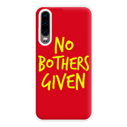 No Bothers Given - Winnie Disney Phone Case for Huawei P30