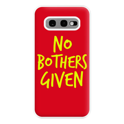 No Bothers Given - Winnie Disney Phone Case for Galaxy S10e