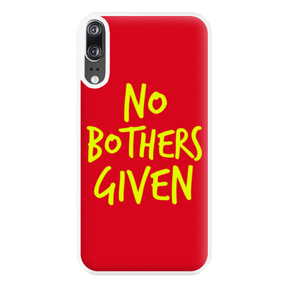 No Bothers Given - Winnie Disney Phone Case for Huawei P20