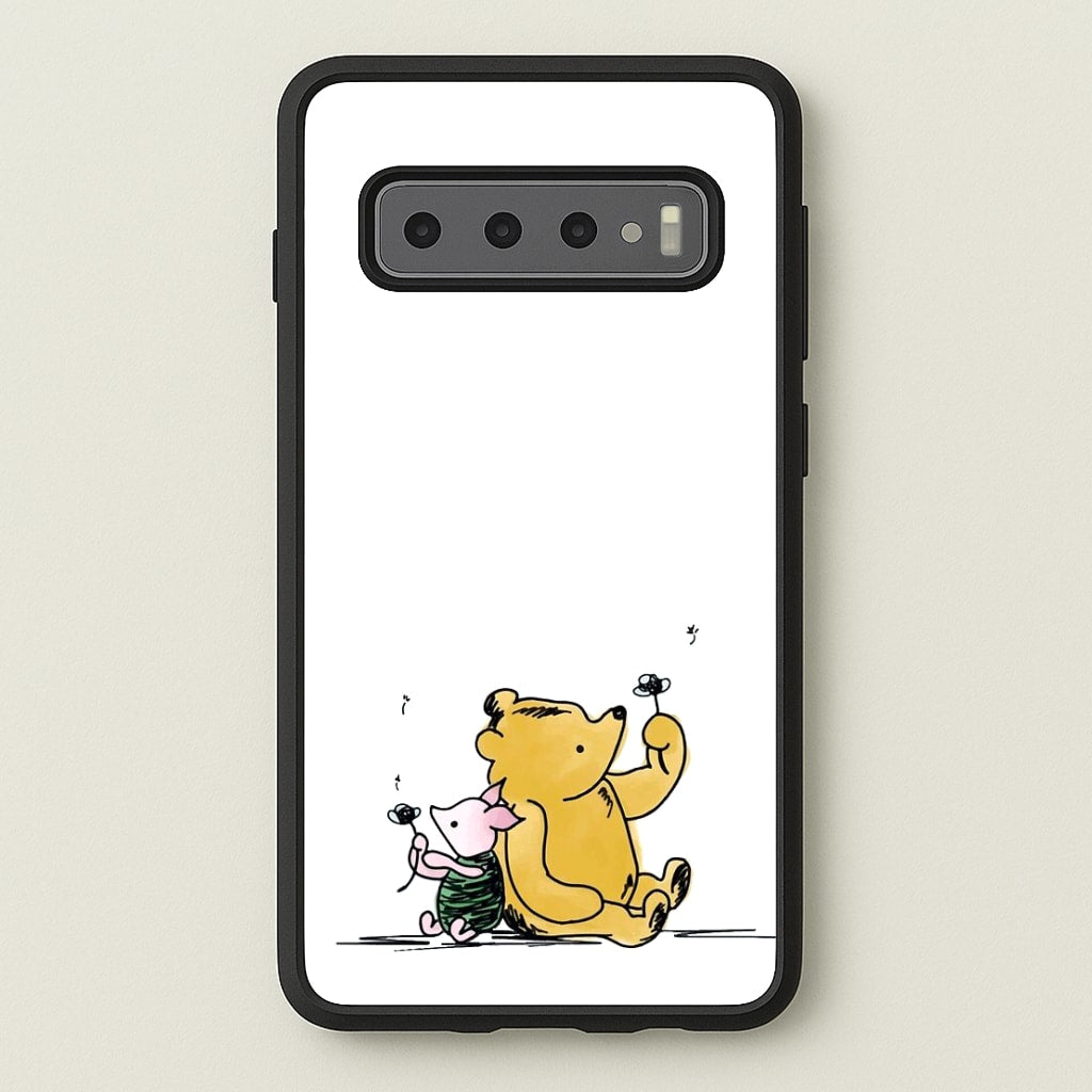 Winnie & Pig  - Disney Phone Case for Galaxy S10 Plus