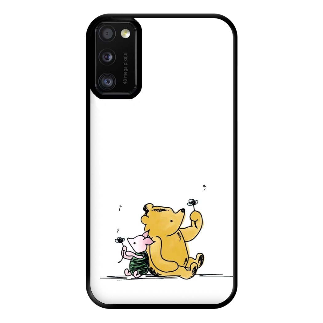 Winnie & Pig Phone Case for Galaxy A41