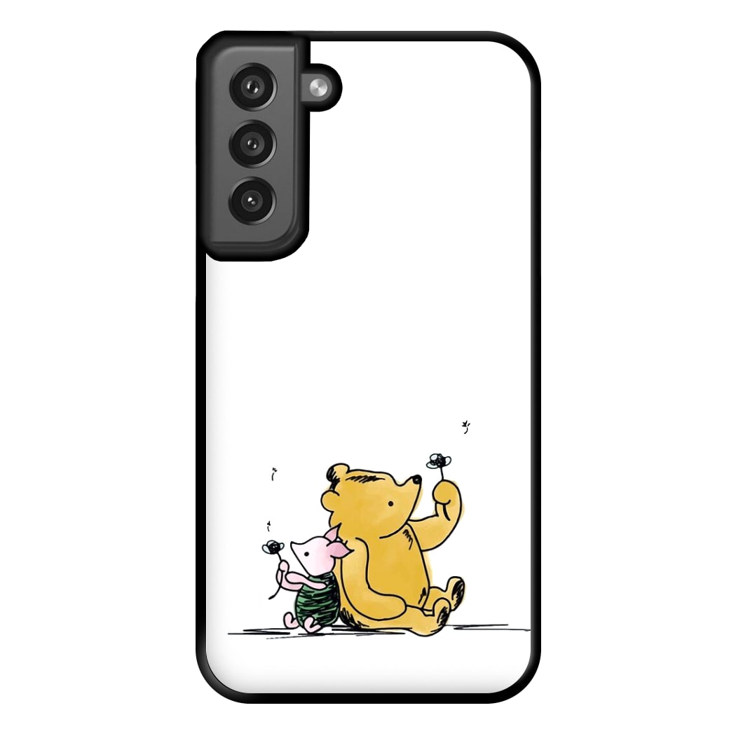 Winnie & Pig Phone Case for Galaxy S21FE