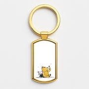 Winnie & Pig Luxury Keyring 3