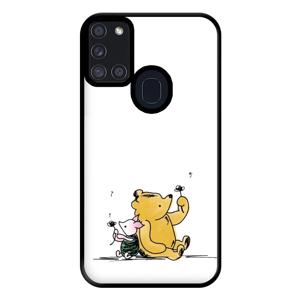 Winnie & Pig Phone Case for Galaxy A21s