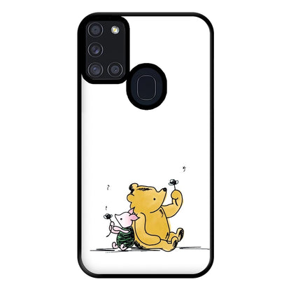 Winnie & Pig Phone Case for Galaxy A21s