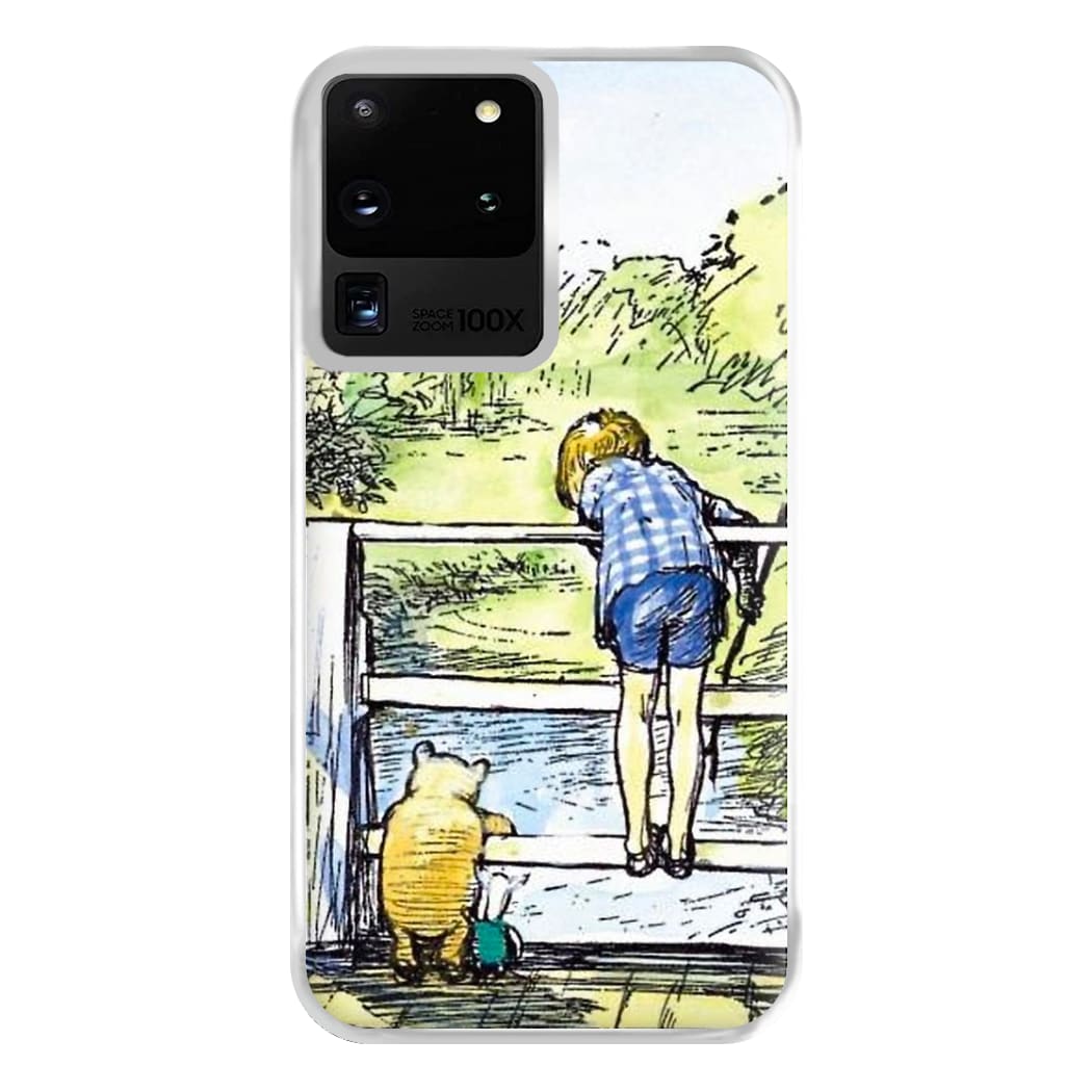 Winnie & Christopher Robin Phone Case for Galaxy S20 Ultra