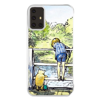 Winnie & Christopher Robin Phone Case for Galaxy A71