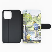 Winnie & Christopher Robin Flip / Wallet Phone Case 2