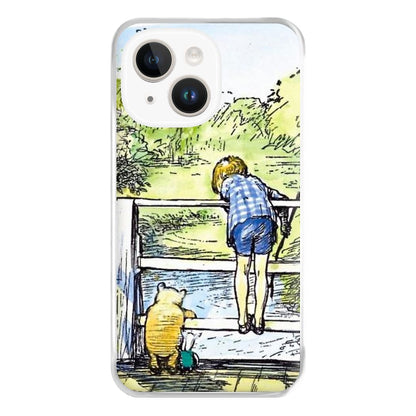 Winnie & Christopher Robin Phone Case for iPhone 14 Plus