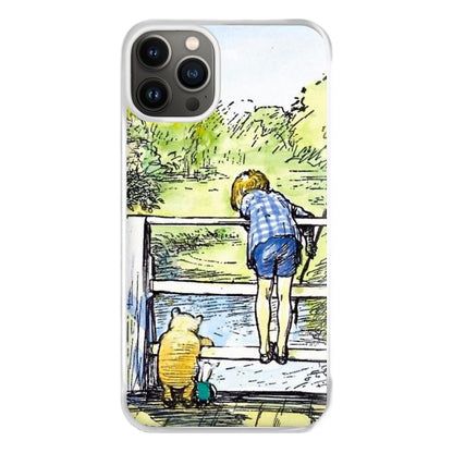 Winnie & Christopher Robin Phone Case for iPhone 13