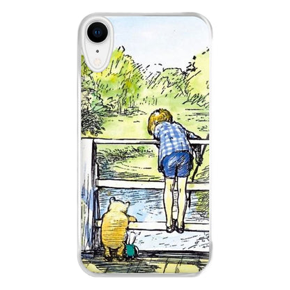 Winnie & Christopher Robin Phone Case for iPhone XR