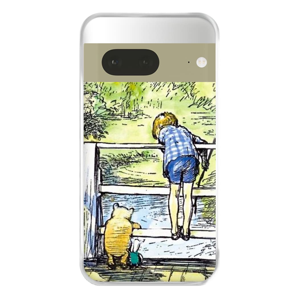 Winnie & Christopher Robin Phone Case for Google Pixel 7a