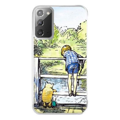 Winnie & Christopher Robin Phone Case for Galaxy Note 20 Ultra