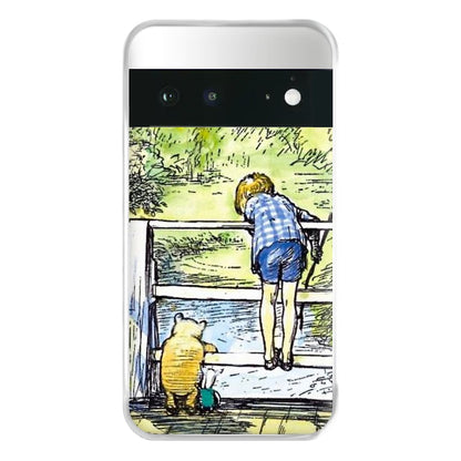 Winnie & Christopher Robin Phone Case for Google Pixel 6a