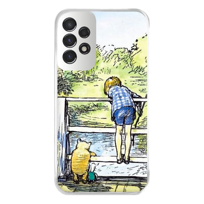 Winnie & Christopher Robin Phone Case for Galaxy A53