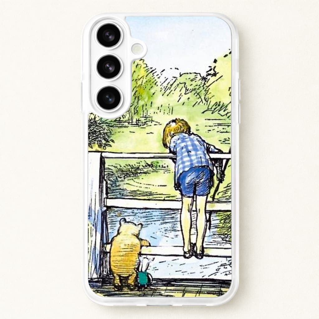 Winnie & Christopher Robin Phone Case for Galaxy S26 Plus
