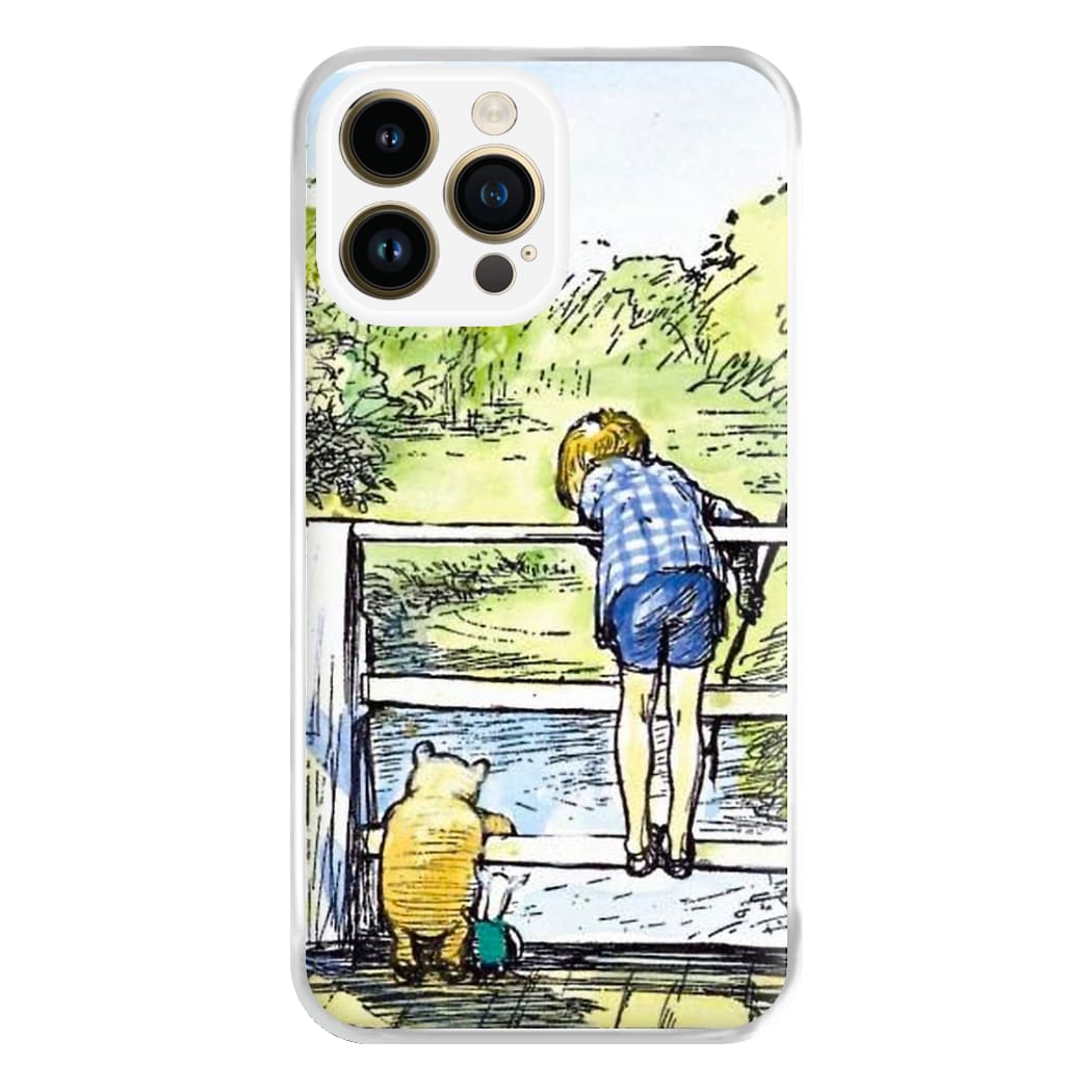 Winnie & Christopher Robin Phone Case for iPhone 14 Pro Max