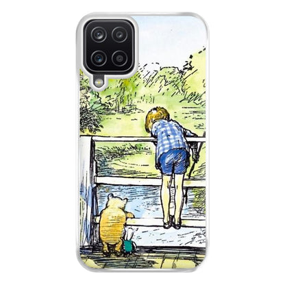 Winnie & Christopher Robin Phone Case for Galaxy A12