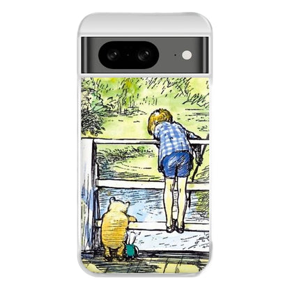 Winnie & Christopher Robin Phone Case for Google Pixel 8