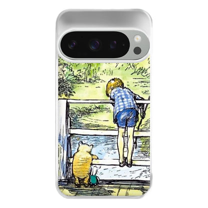 Winnie & Christopher Robin Phone Case for Google Pixel 9 Pro XL