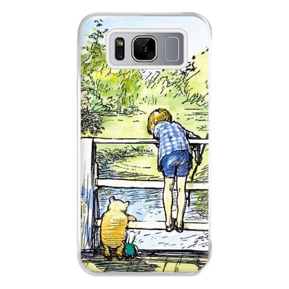 Winnie & Christopher Robin Phone Case for Galaxy S8 Plus