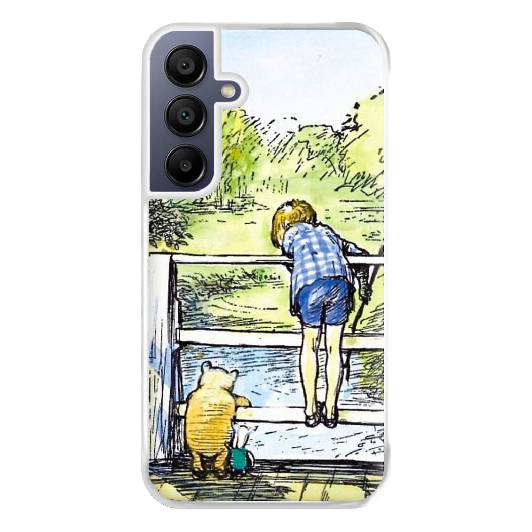 Winnie & Christopher Robin Phone Case for Galaxy A16