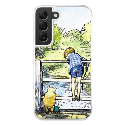 Winnie & Christopher Robin Phone Case for Galaxy S22 Plus