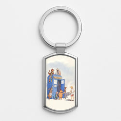 Doctor Pooh - Winnie Silver Keyring