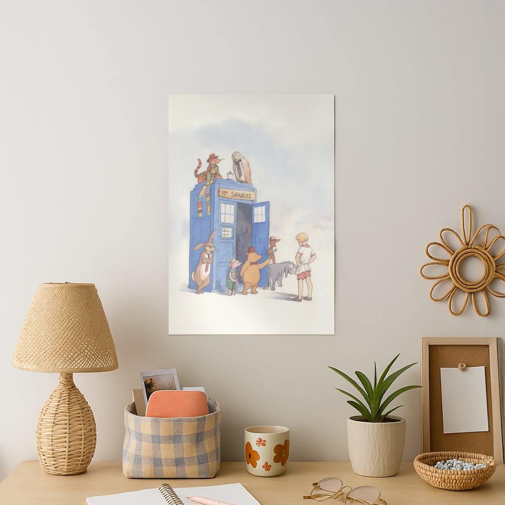 Doctor Pooh - Winnie Art Print