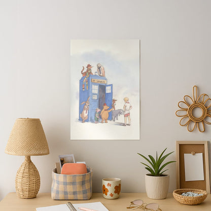 Doctor Pooh - Winnie Art Print