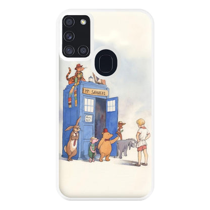 Doctor Pooh - Winnie Phone Case for Galaxy A21s