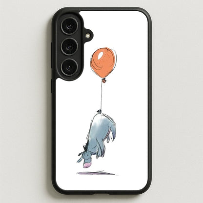 Donkey And His Balloon Phone Case for Galaxy S25FE