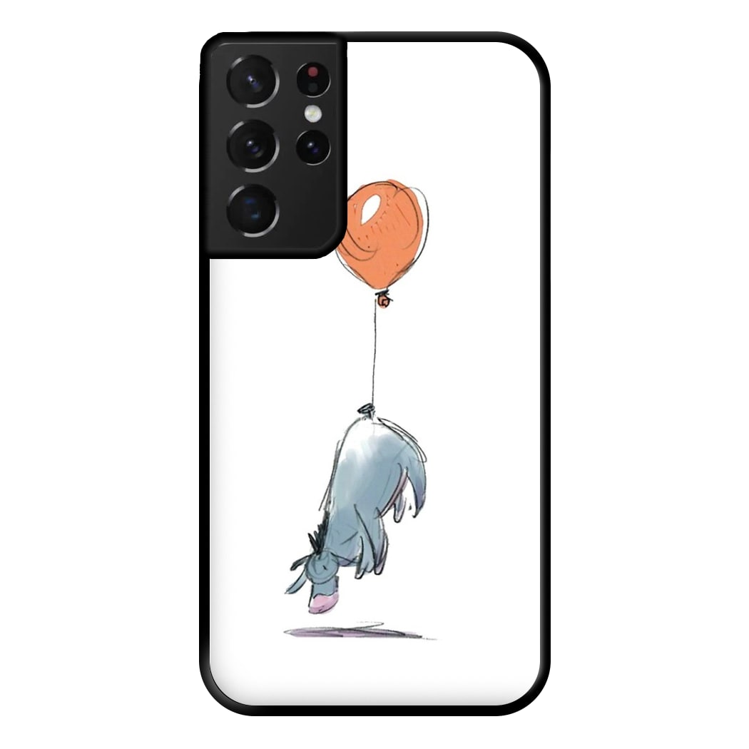 Donkey And His Balloon Phone Case for Galaxy S21 Ultra