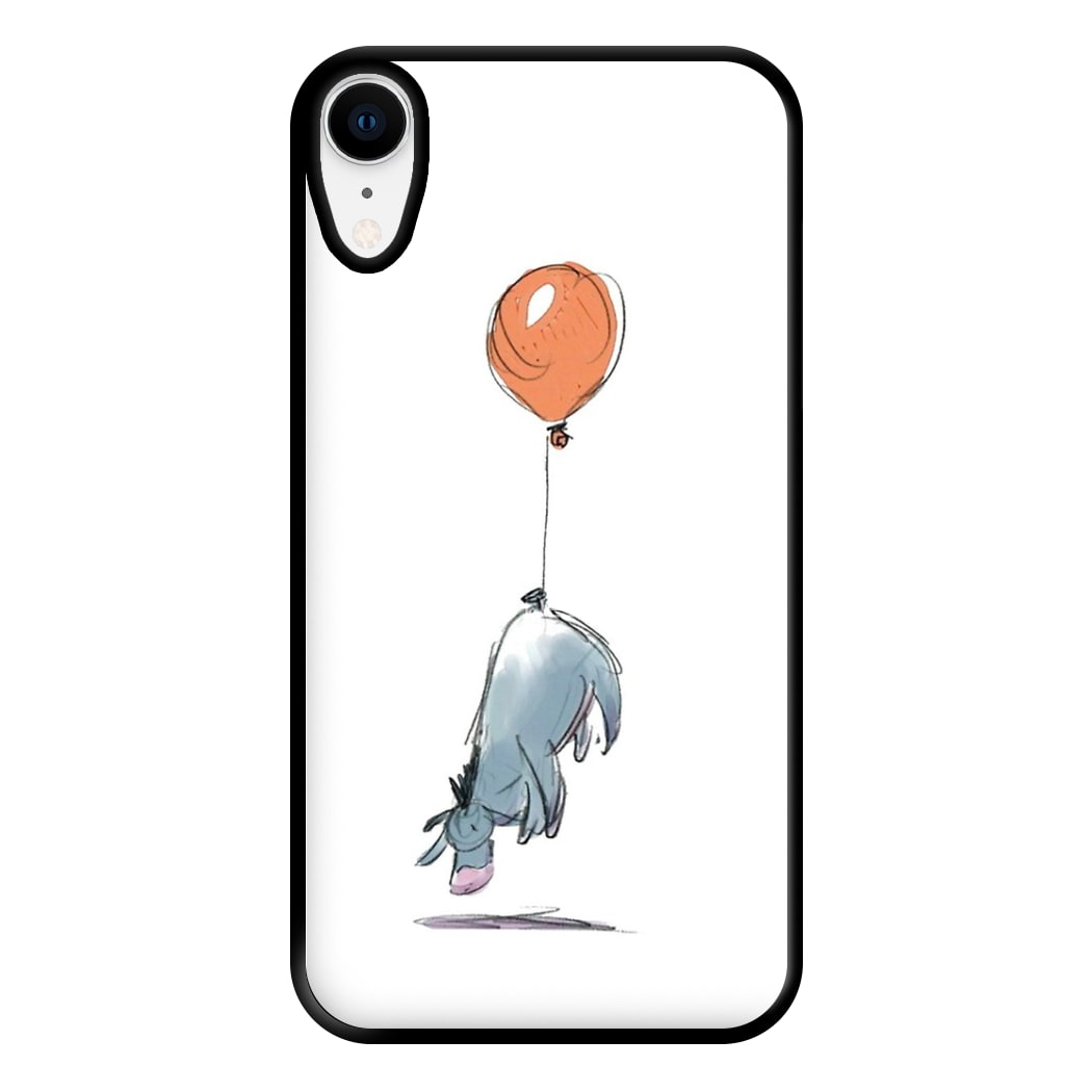 Donkey And His Balloon Phone Case for iPhone XR