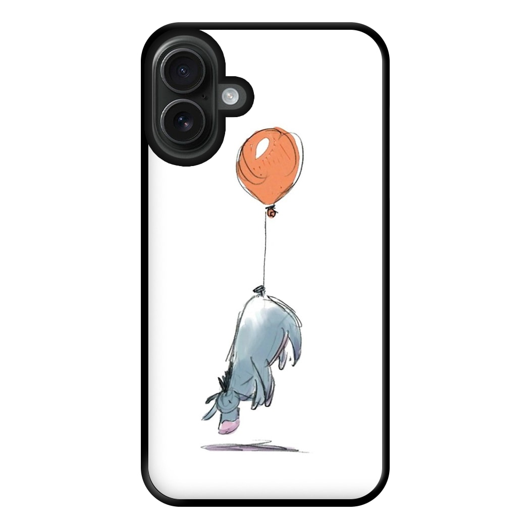 Donkey And His Balloon Phone Case for iPhone 16 Plus