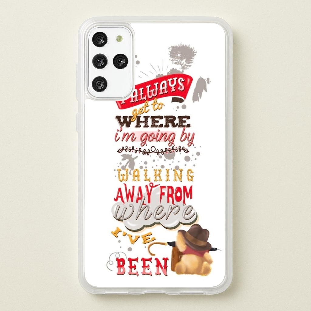 I Always Get Where I'm Going - Winnie Quote  - Disney Phone Case for Galaxy S20 Plus