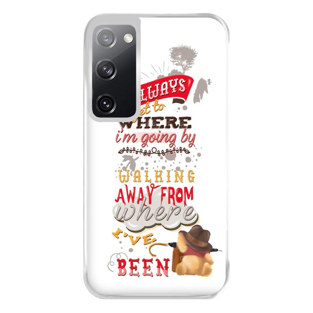 I Always Get Where I'm Going - Winnie Quote Phone Case for Galaxy S20