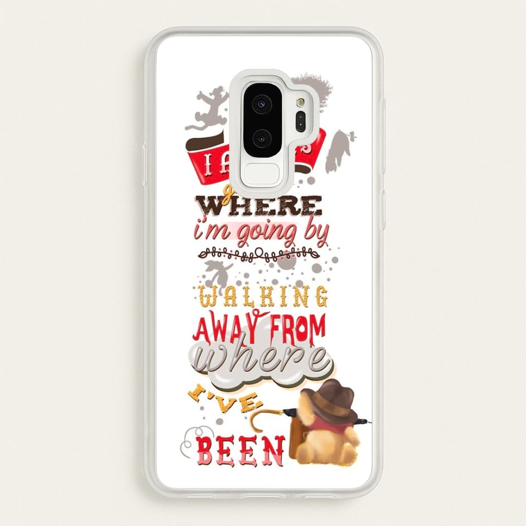 I Always Get Where I'm Going - Winnie Quote  - Disney Phone Case for Galaxy S9 Plus