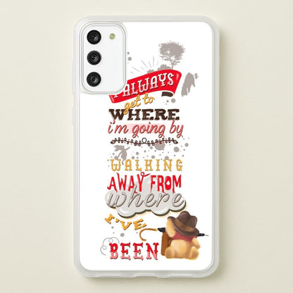 I Always Get Where I'm Going - Winnie Quote  - Disney Phone Case for Galaxy S20