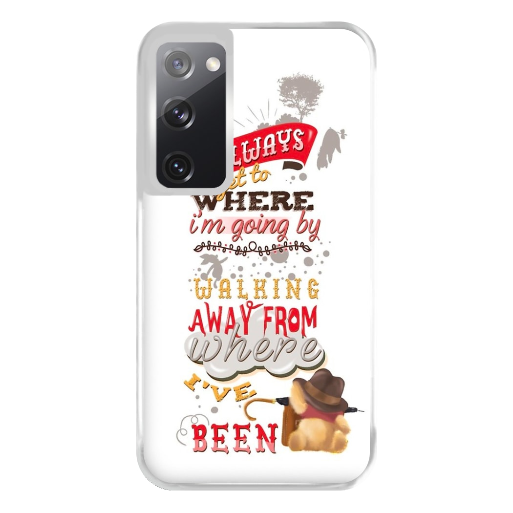 I Always Get Where I'm Going - Winnie Quote Phone Case for Galaxy S20FE