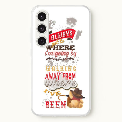 I Always Get Where I'm Going - Winnie Quote  - Disney Phone Case for Galaxy S25 Plus