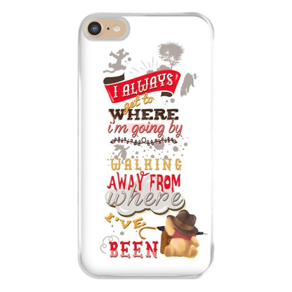 I Always Get Where I'm Going - Winnie Quote Phone Case for iPhone 6 Plus / 7 Plus / 8 Plus