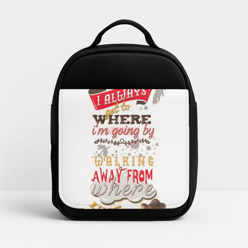 I Always Get Where I'm Going - Winnie Quote Lunchbox