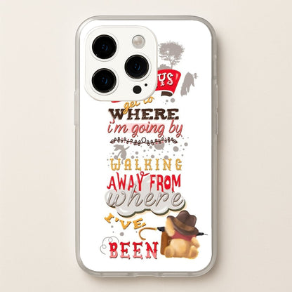 I Always Get Where I'm Going - Winnie Quote  - Disney Phone Case for iPhone 15 Pro